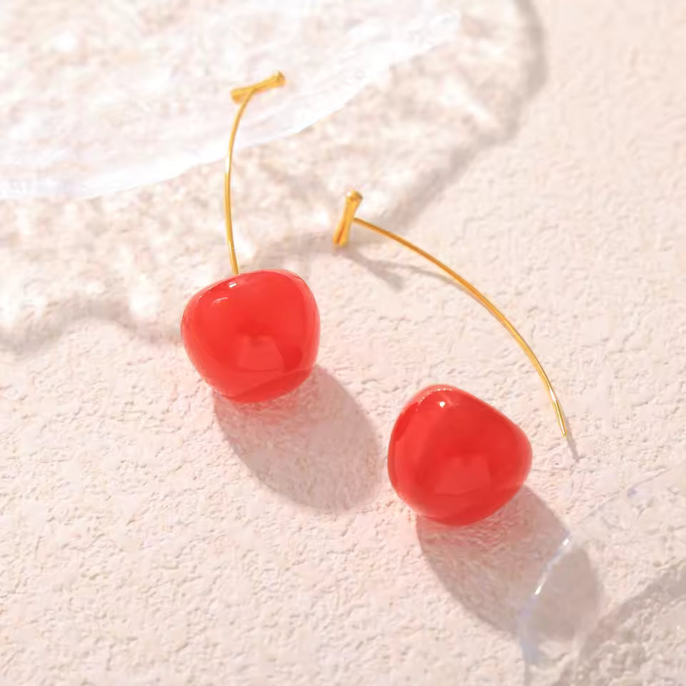 PINK CHERRY EARRINGS