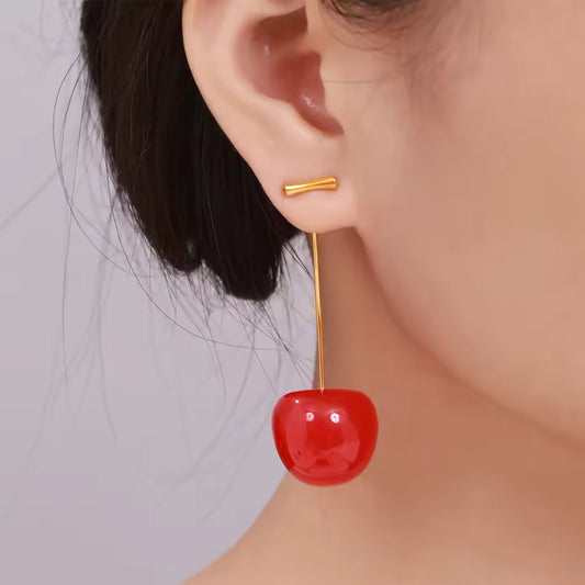 RED CHERRY EARRINGS