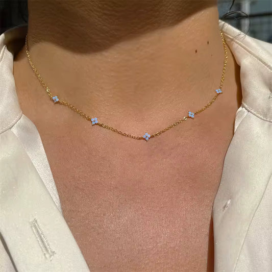 BABY BLUE NECKLACE